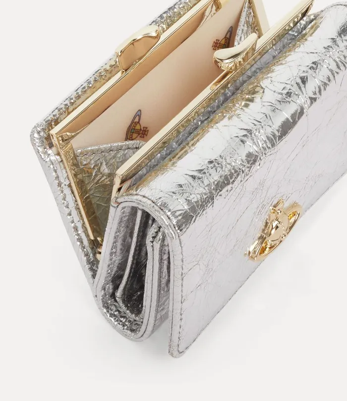 Vivienne Westwood Wallets And Purses Women Small Frame Wallet Silver