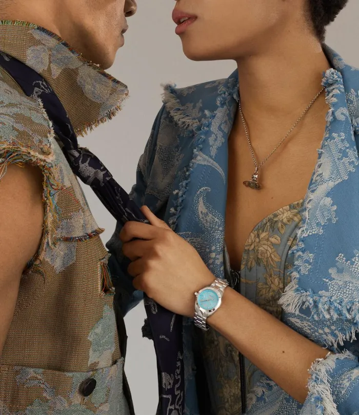 Vivienne Westwood Watches WomenMen Fenchurch Watch Silverturquoise