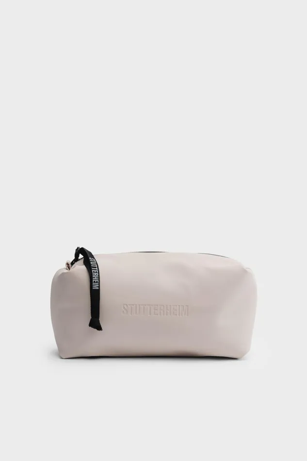 Wash Bags Women Stutterheim Container Large Wash Bag Light Sand
