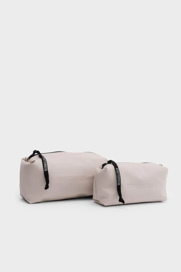 Wash Bags Women Stutterheim Container Large Wash Bag Light Sand
