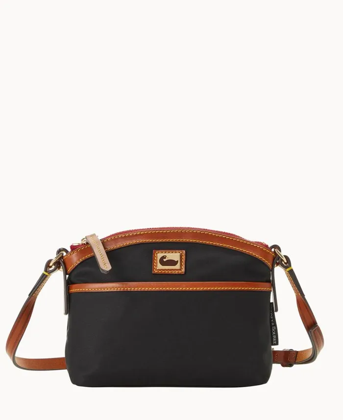 Wayfarer Domed Crossbody Black Woman Dooney and Bourke Crossbodies