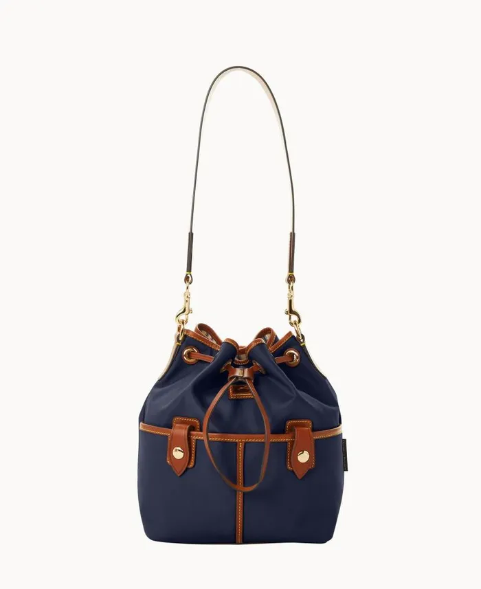 Wayfarer Drawstring Navy Woman Dooney and Bourke Shoulder Bags