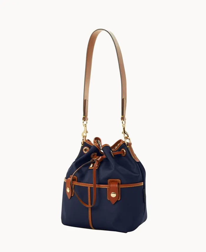 Wayfarer Drawstring Navy Woman Dooney and Bourke Shoulder Bags Wayfarer Drawstring Navy Woman Dooney and Bourke Shoulder Bags