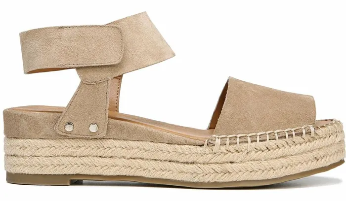 Wedge Sandals Women Franco Sarto Sarto Oak Espadrille Sandal Dark Sand Suede Wedge Sandals Women Franco Sarto Sarto Oak Espadrille Sandal Dark Sand Suede