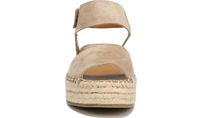 Wedge Sandals Women Franco Sarto Sarto Oak Espadrille Sandal Dark Sand Suede Wedge Sandals Women Franco Sarto Sarto Oak Espadrille Sandal Dark Sand Suede