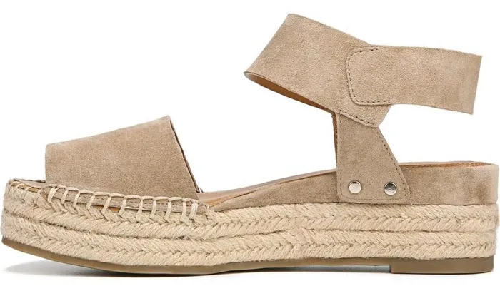 Wedge Sandals Women Franco Sarto Sarto Oak Espadrille Sandal Dark Sand Suede Wedge Sandals Women Franco Sarto Sarto Oak Espadrille Sandal Dark Sand Suede