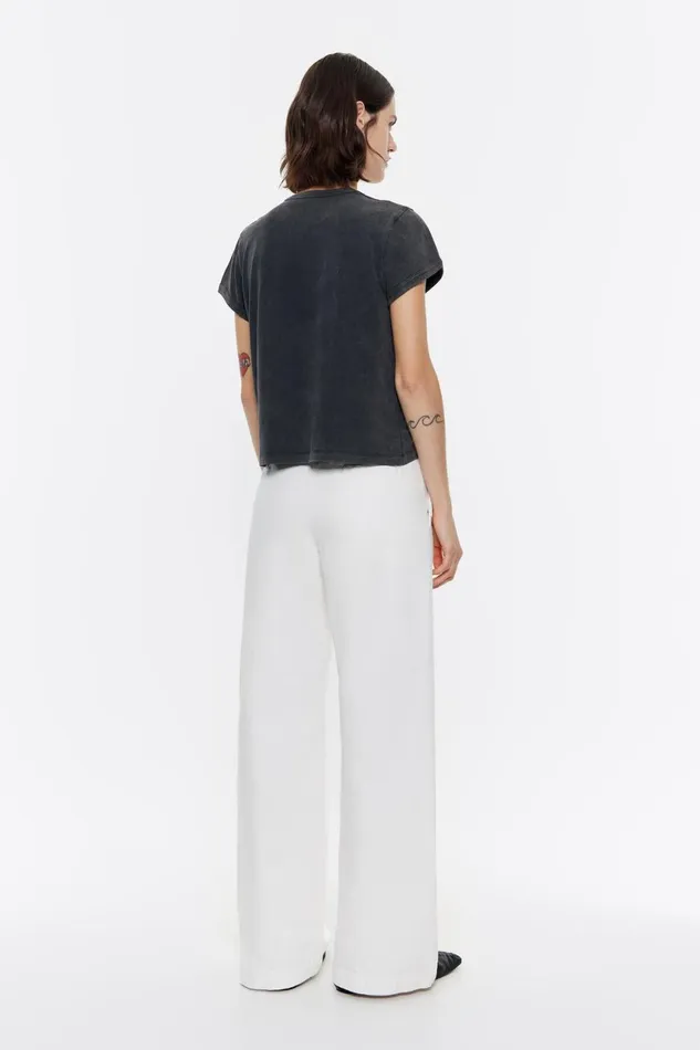 White Denim Jeans White Women Bimba Y Lola Trousers