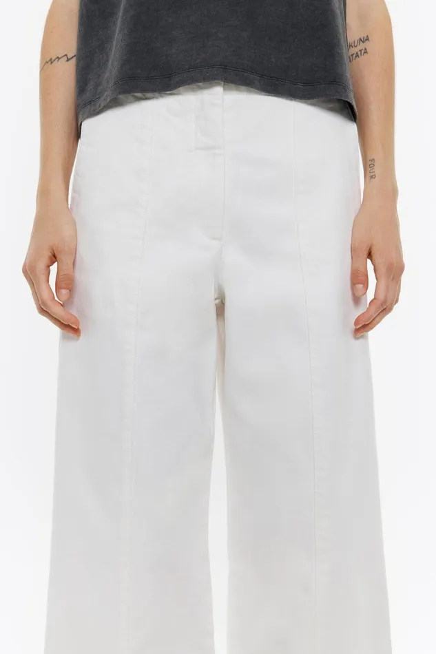 White Denim Jeans White Women Bimba Y Lola Trousers