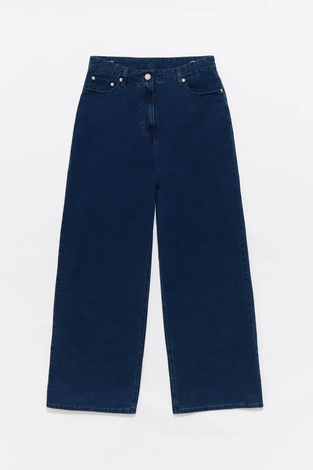 WIDE LEG 8211 Dark Indigo Jeans Dark Indigo Women Bimba Y Lola Trousers