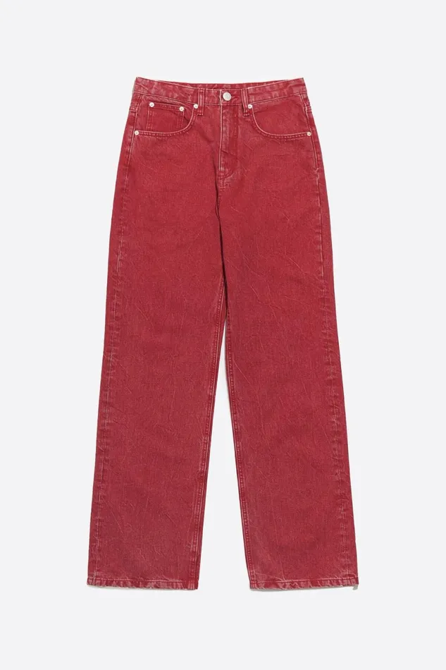 WIDE LEG 8211 Red Jeans Red Women Bimba Y Lola Denim