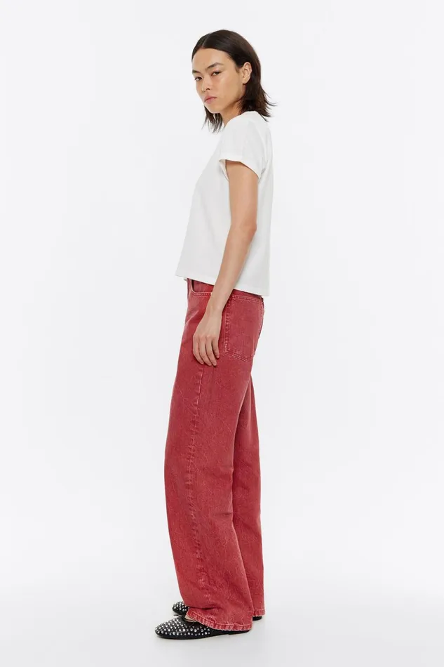 WIDE LEG 8211 Red Jeans Red Women Bimba Y Lola Denim