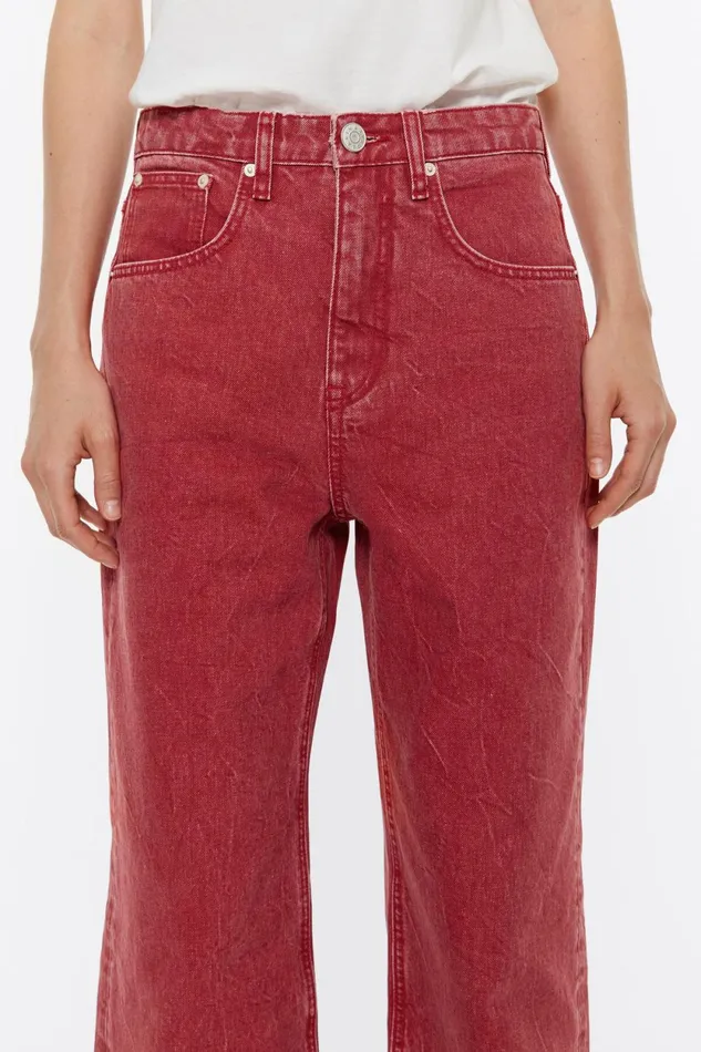 WIDE LEG 8211 Red Jeans Red Women Bimba Y Lola Denim