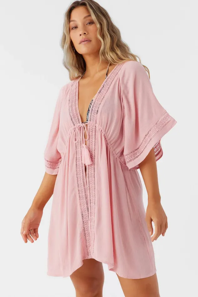 WILDER FLY AWAY SWIM COVERUP Rose Eleg Women O039NEILL Swim