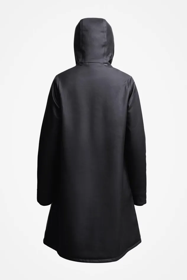 Winter Coats Women Stutterheim Mosebacke Winter Jacket Black