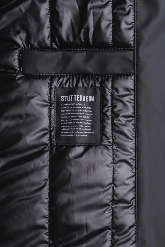 Winter Coats Women Stutterheim Stockholm Long Winter Jacket Black