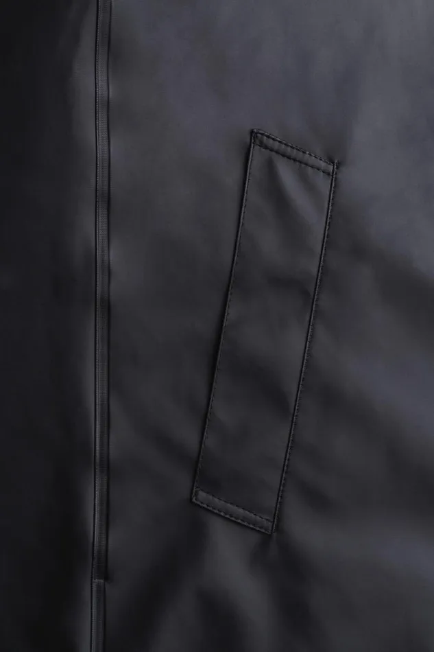 Winter Coats Women Stutterheim Stockholm Long Winter Jacket Black