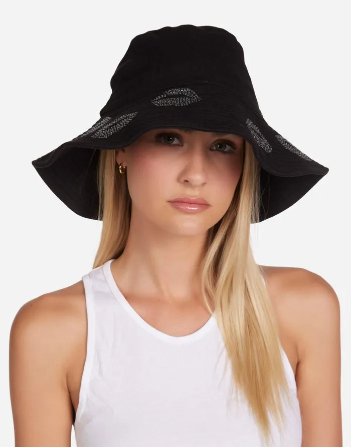 Women039s Adina Stud Kisses Black Lauren Moshi Hats