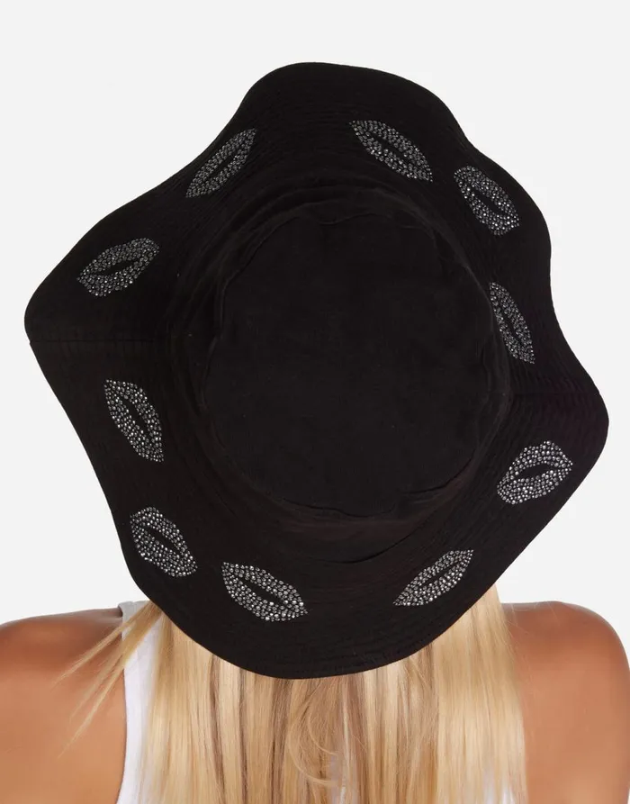 Women039s Adina Stud Kisses Black Lauren Moshi Hats