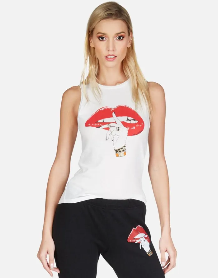Women039s Ashlin XO Shh Lip Milk Lauren Moshi Tanks