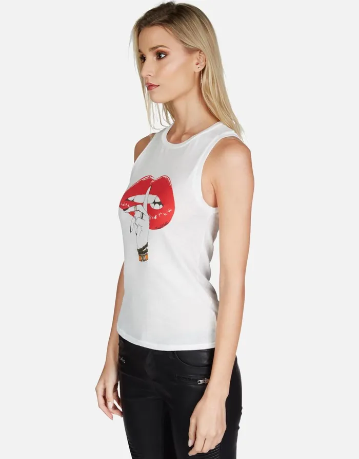 Women039s Ashlin XO Shh Lip Milk Lauren Moshi Tanks