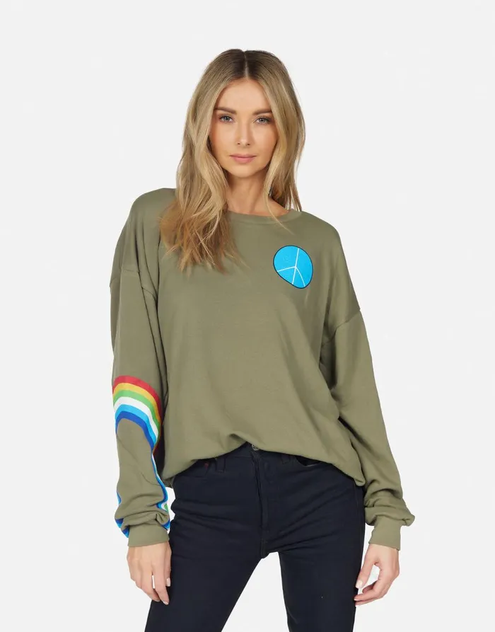 Women039s Babbs Elements Daisy Military Lauren Moshi Long Sleeve