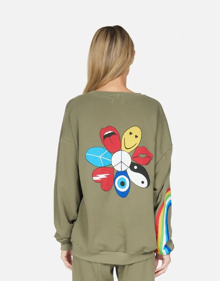 Women039s Babbs Elements Daisy Military Lauren Moshi Long Sleeve