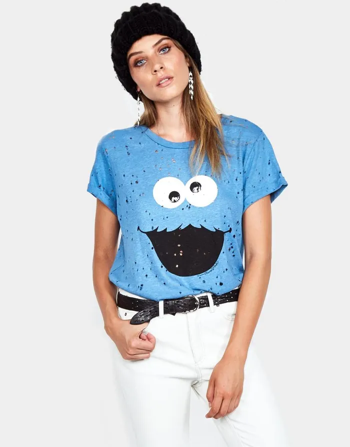 Women039s Bess Cookie Monster Riptide Lauren Moshi Short Sleeve