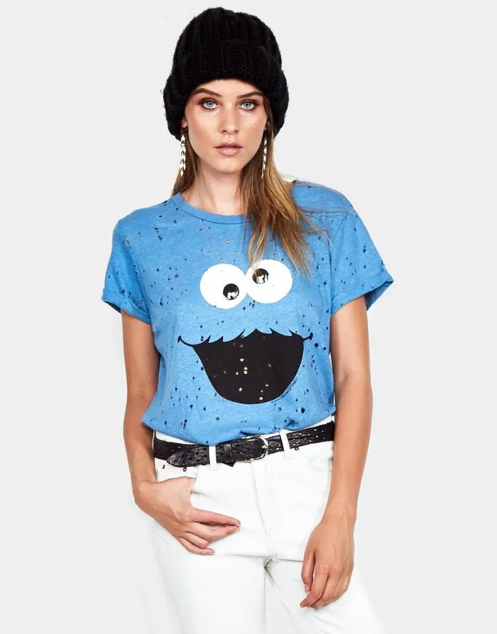 Women039s Bess Cookie Monster Riptide Lauren Moshi Short Sleeve