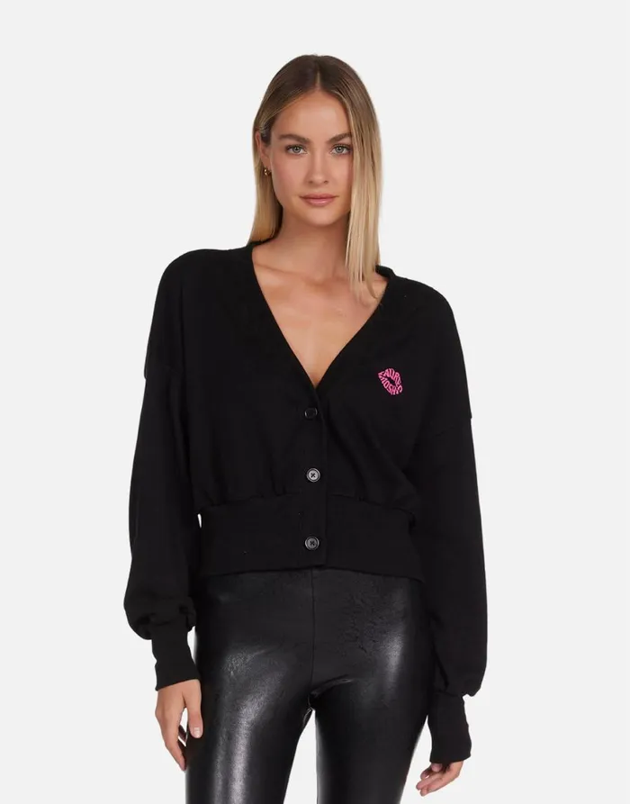 Women039s Camas Peace Roses Black Lauren Moshi Sweaters and Knits