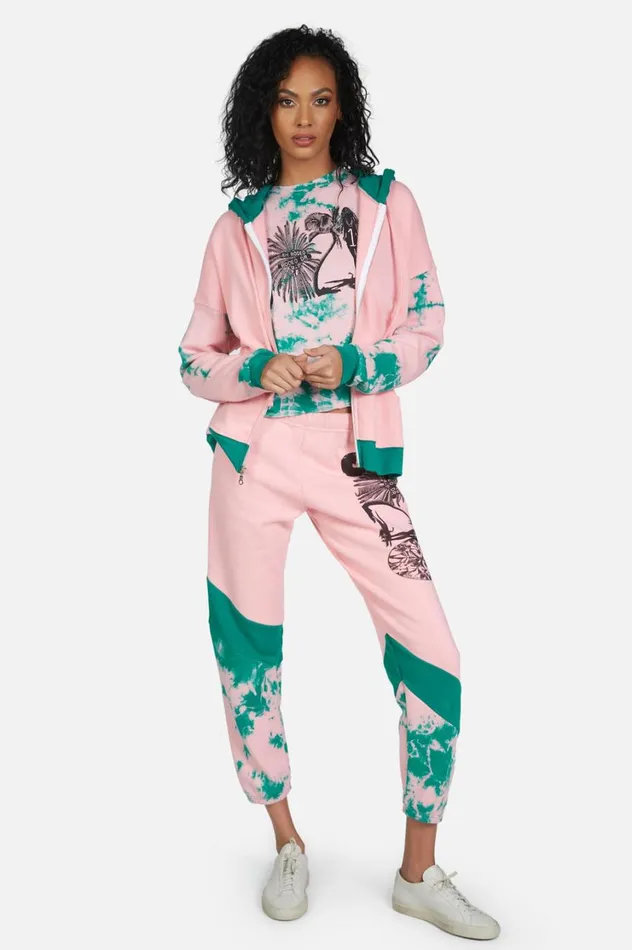 Women039s Charlene 90210 Tropical Dream Lauren Moshi Long Sweatpants