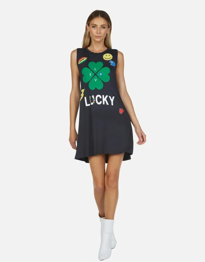 Women039s Deanna Lucky Clover Onyx Lauren Moshi Dresses