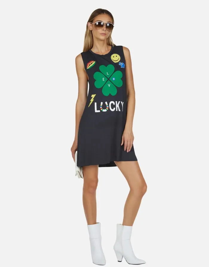 Women039s Deanna Lucky Clover Onyx Lauren Moshi Dresses