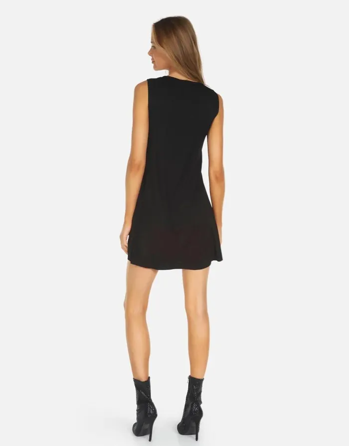 Women039s Deanna X Crystal Glam Black Lauren Moshi Dresses