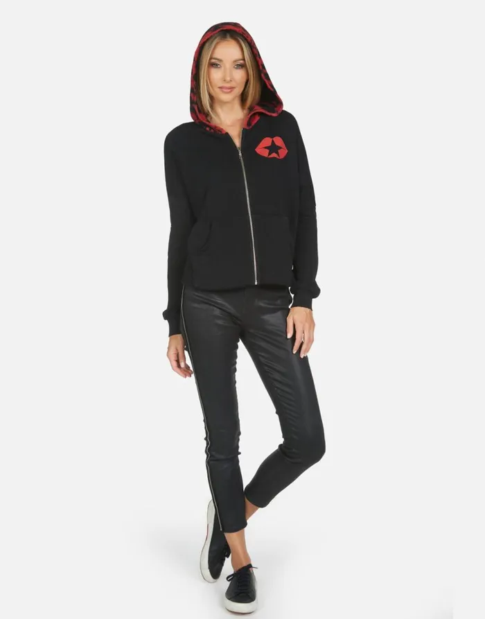 Women039s Destiny Tiger Tongue Blacklava Lauren Moshi Hoodies