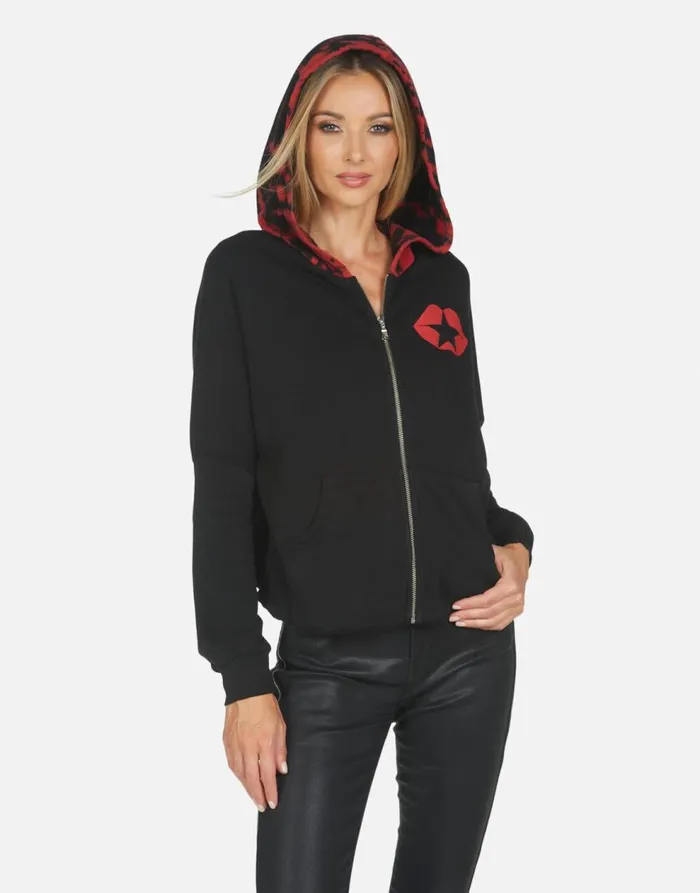 Women039s Destiny Tiger Tongue Blacklava Lauren Moshi Hoodies
