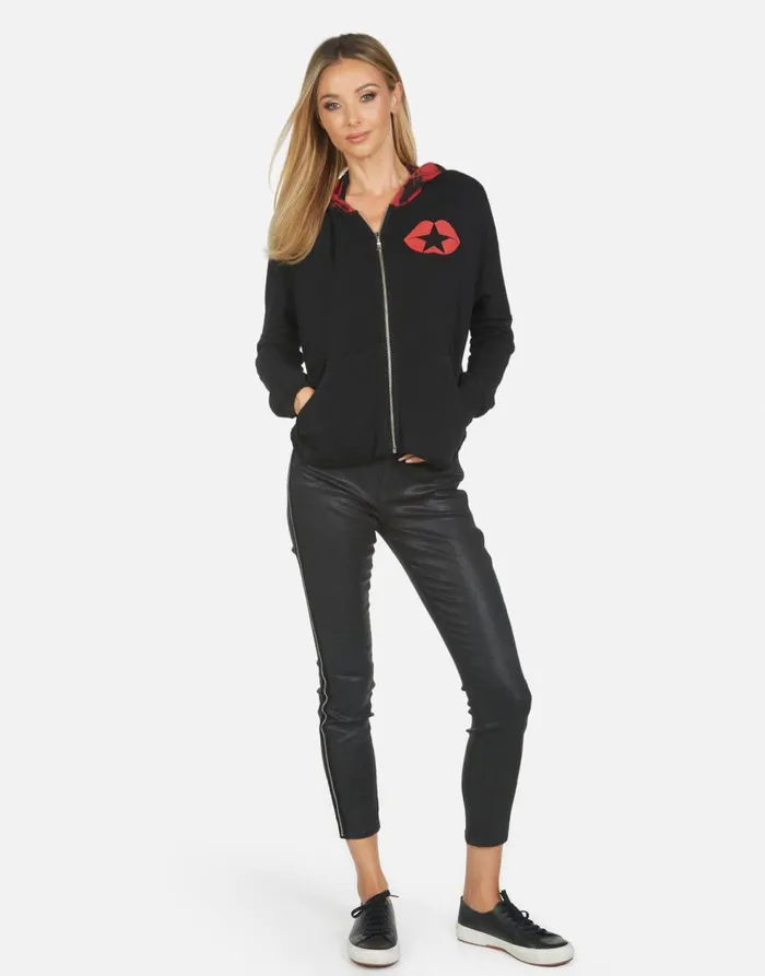 Women039s Destiny Tiger Tongue Blacklava Lauren Moshi Hoodies