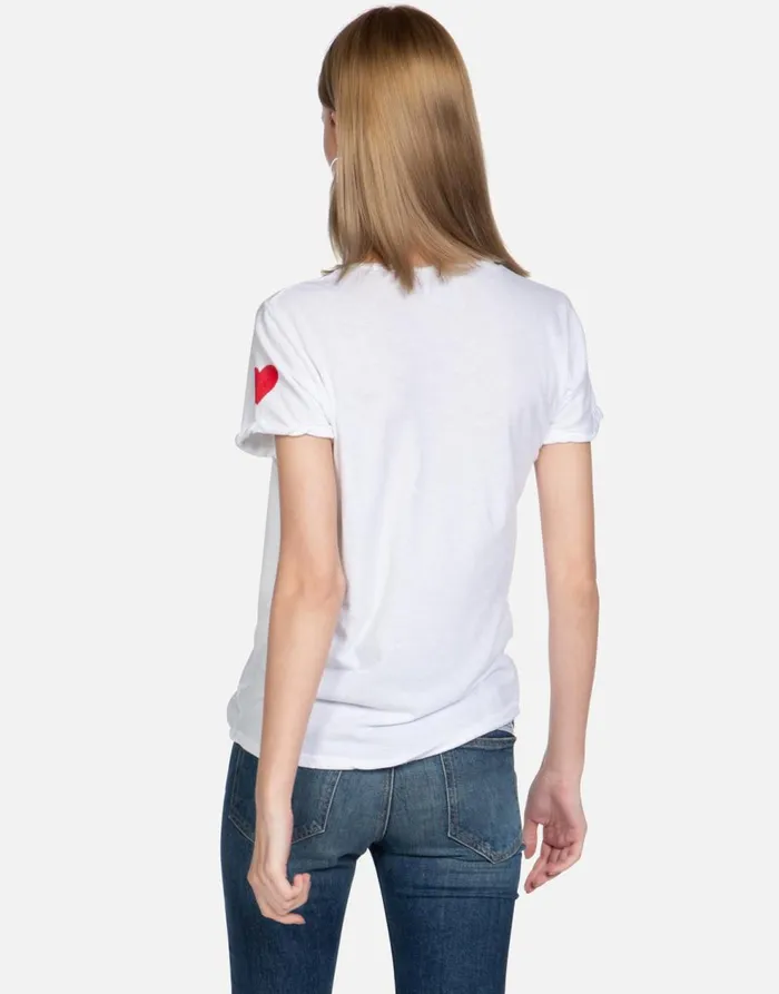 Women039s Edda Only Good Vibes White Lauren Moshi Short Sleeve