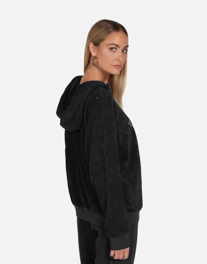 Women039s Harmony Crystal CBGB Punk Skull Black Lauren Moshi Long Sleeve