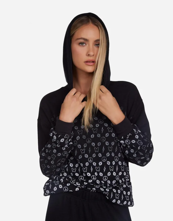 Women039s Harmony Designer Elements Onyx Lauren Moshi Hoodies