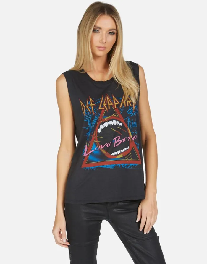 Women039s Kel Love Bites Onyx Lauren Moshi Tanks