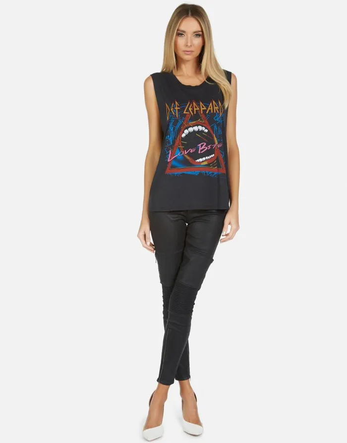 Women039s Kel Love Bites Onyx Lauren Moshi Tanks