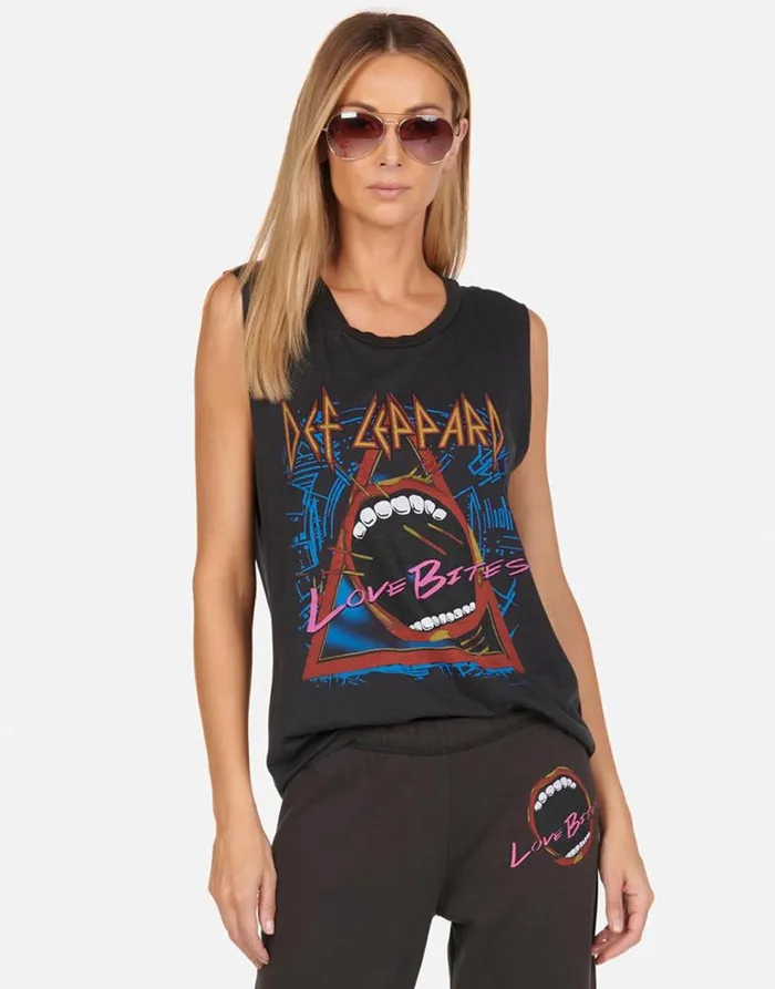 Women039s Kel Love Bites Onyx Lauren Moshi Tanks