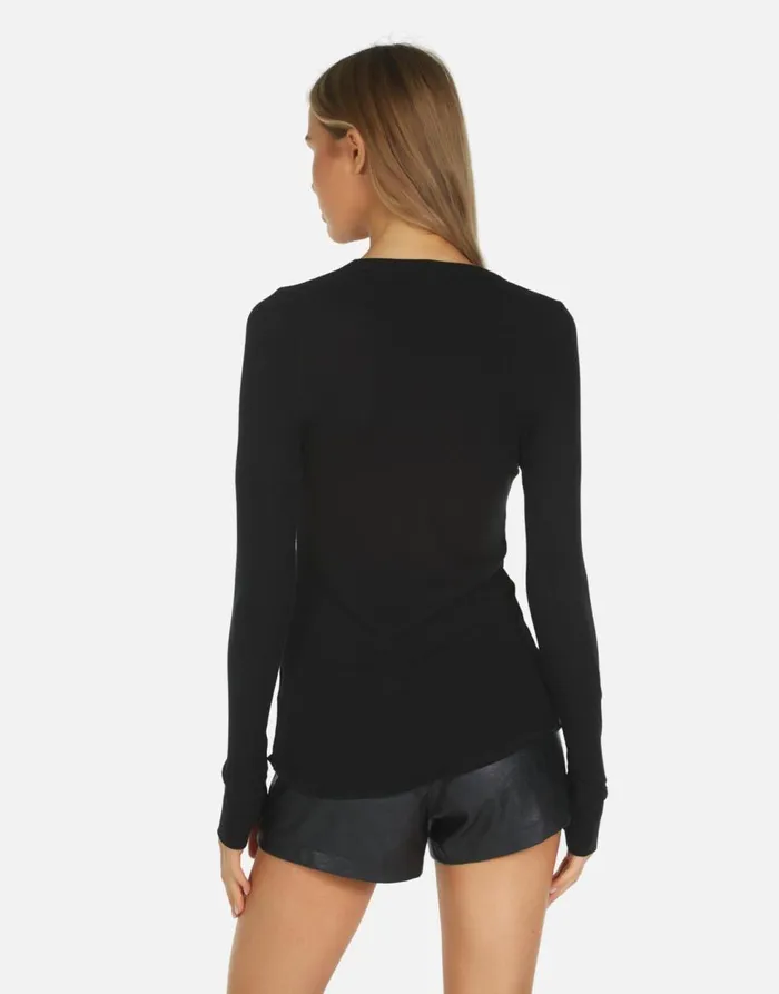 Women039s McKinley X Led Zeppelin Outline Black Lauren Moshi Long Sleeve