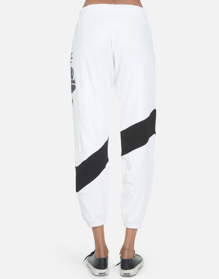 Women039s Ophelia 90210 White Lauren Moshi Long Sweatpants