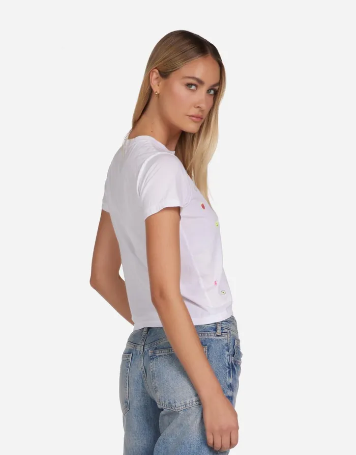 Women039s Ursula Charm Elements White Lauren Moshi Short Sleeve