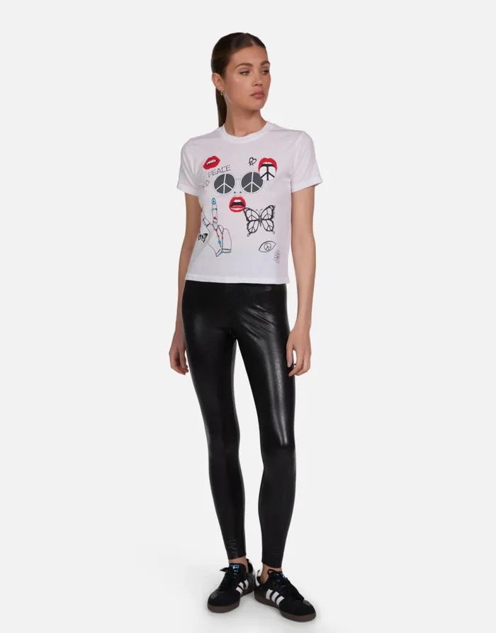 Women039s Ursula Peace Elements White Lauren Moshi Short Sleeve