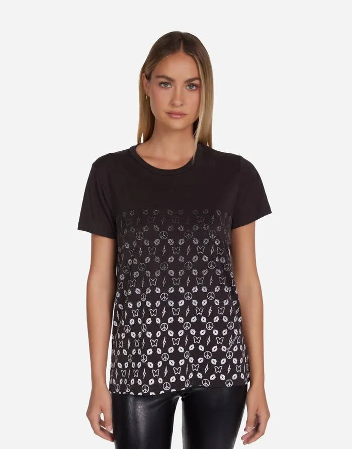 Women039s Wolf Designer Elements Onyx Lauren Moshi Short Sleeve
