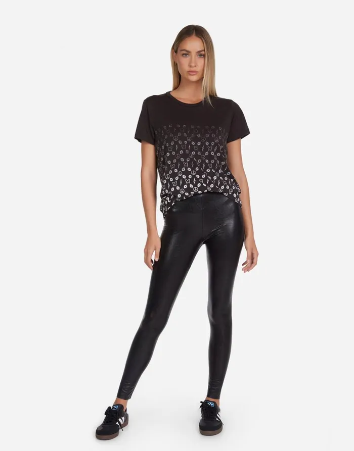 Women039s Wolf Designer Elements Onyx Lauren Moshi Short Sleeve