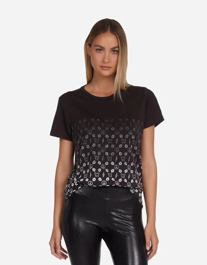 Women039s Wolf Designer Elements Onyx Lauren Moshi Short Sleeve