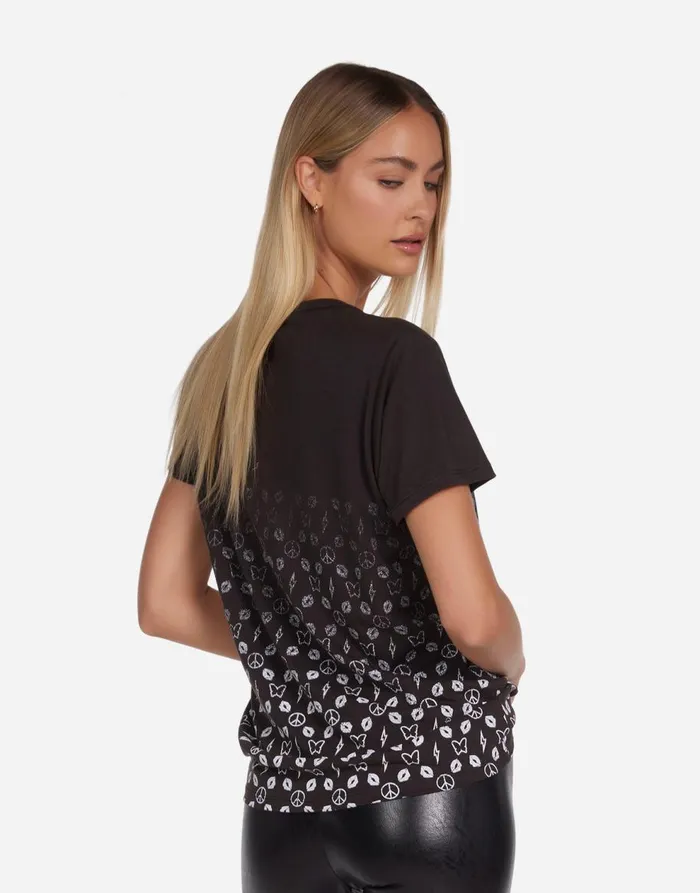 Women039s Wolf Designer Elements Onyx Lauren Moshi Short Sleeve